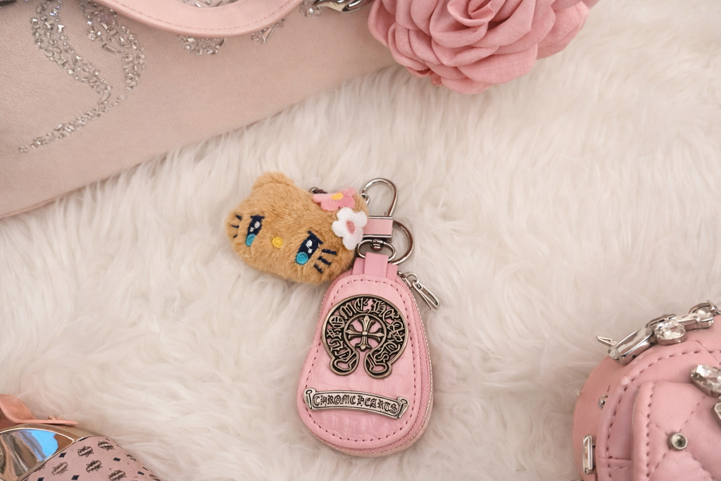 Pink Bag Charm